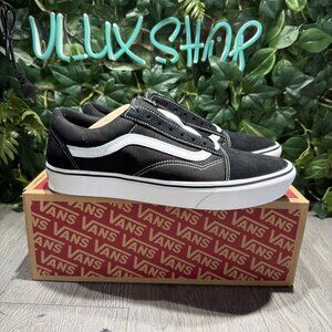 Vans ComfyCush Old Skool Black True white Black VN0A3WMAVNE Men Size 9.5